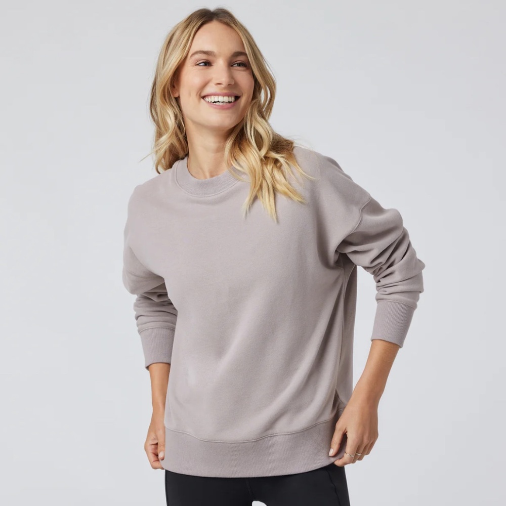 Vuori Sedona Weekender Crew PEWTER